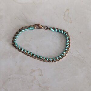2$ Add On⭐ Elegant Turquoise and Gold Bracelet